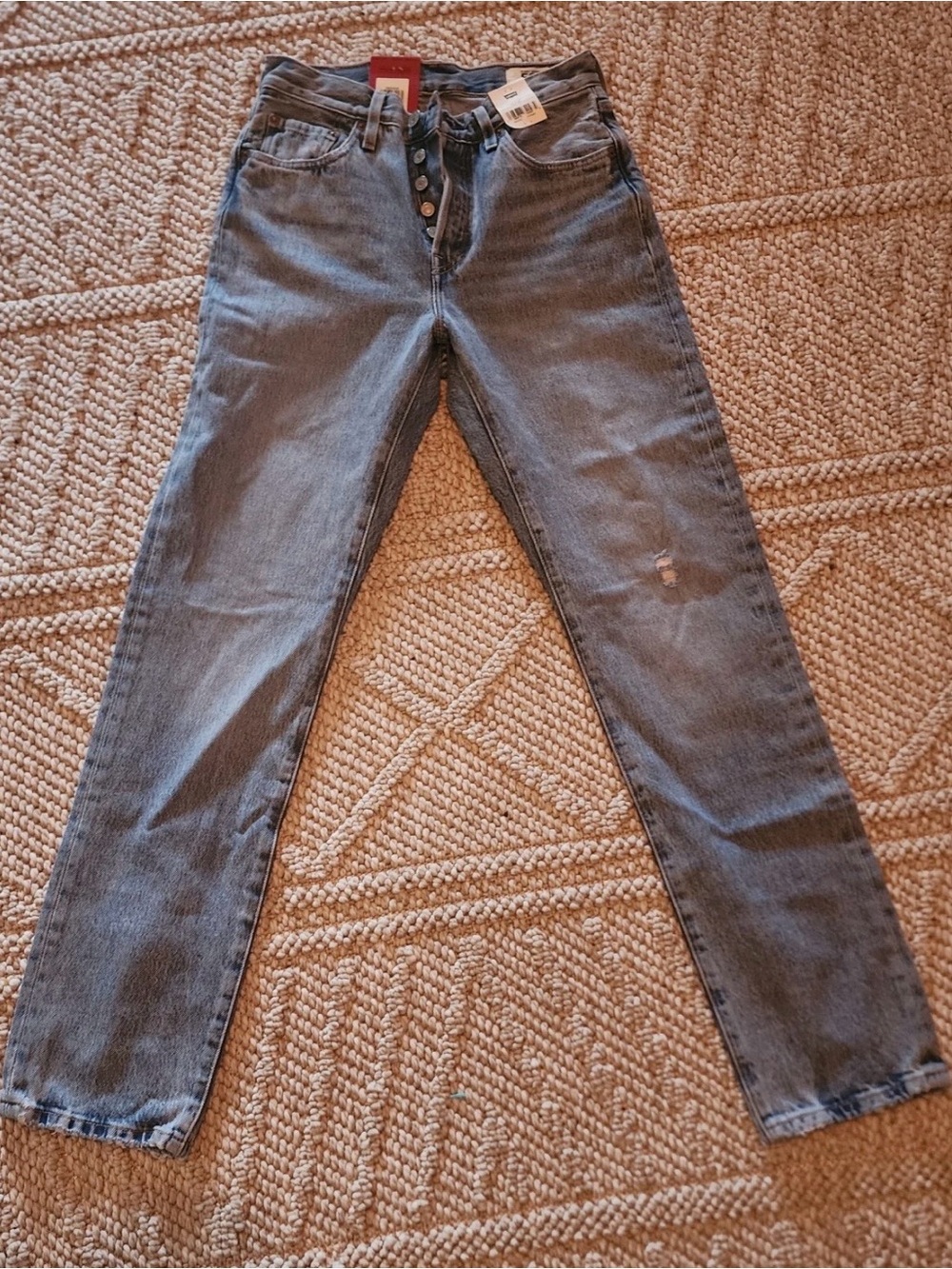 Levi's Women's Straight-Leg Jeans in Faded Blue